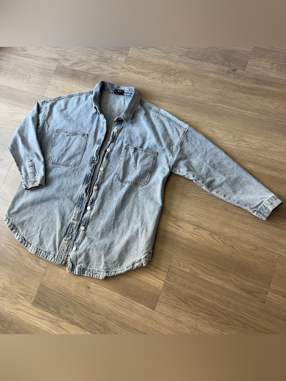 Love Streak Maternity Light Wash Jeans Jacket